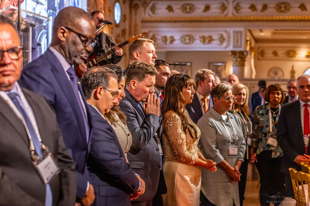 Praying at Mar a Lago